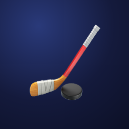Hockey player, lotto ad